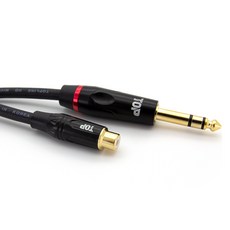 에이치디탑 국산 RCA 암 TO 5.5 스테레오 수 케이블 HT-TP538, 1개, 7m
