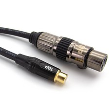 에이치디탑 국산 RCA 암 TO XLR 암 케이블 HT-TP563, 1개, 1.5m