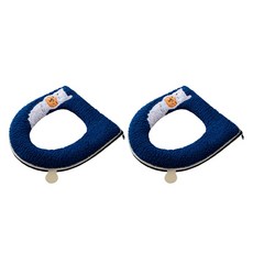 Market Pio 羊羔絨保暖馬桶坐墊 2入, 款式2, 1個