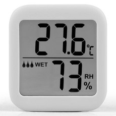 bruma 數位溫濕度計 BT10, 白色, 1個