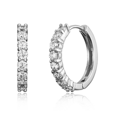 HAESOOL 海秀兒 女性用 92.5 銀耳環 JE1651 + 購物袋