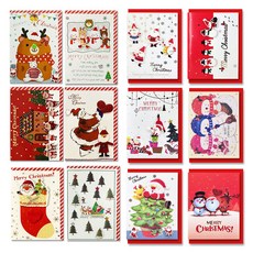 永源 1000 聖誕卡 12款套組 E10-2&9, 1套, 混合色