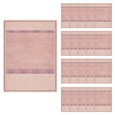 Laventia 復古古風書法專用紙 20p 套組 款式2, 1套, 混合色