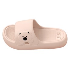데이소이 可愛側面小熊防滑多功能浴室拖鞋, 粉紅色, 1個