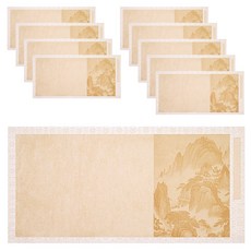 Laventia 山水畫書法作品用紙 類型2, 混合色, 10個