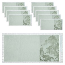 Laventia 山水畫書法作品紙 類型5, 混合色, 10個