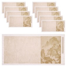 LAVENTIA 山水畫書法作品用紙 類型1, 混色, 10個