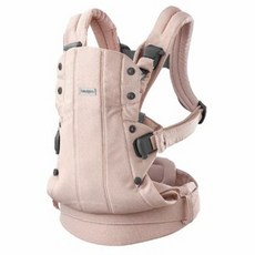베이비뵨 유아용 베이비 캐리어 하모니 우븐 멜란지 아기띠, 라이트 핑크