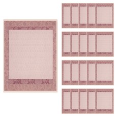 Laventia 復古古風書法專用紙 20p組 Type5, 1套, 混色