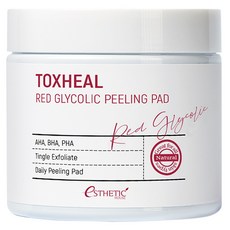Toxheal Aesthetic House 紅色甘醇酸去角質棉片, 1個, 100入