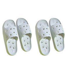 데이소이 고양이 발바닥 미끄럼방지 다용도 욕실화, 05 그레이, 2개