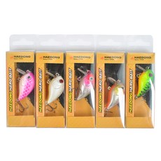 HAIDON 海東 Daeppagi 路亞5件組, 1套, 隨機出貨
