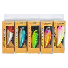 HAIDON 海東 雷射VIB路亞5件組, 1套, 隨機出貨
