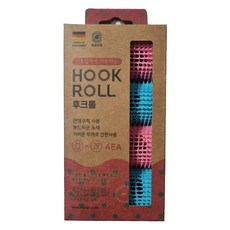 헤어 후크롤 독일제 39mm-70mm, 1개, 핑크블루