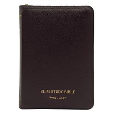 Lifebook 纖薄研讀本聖經 新讚美詩 (小合訂本 / 索引 / 拉鍊 / 牛皮 / 深棕色), 大韓聖書公會, 韓國讚美詩公會