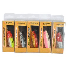 HAIDON 海東 Ollawa Popper2 水面路亞 5件組, 1套, 隨機出貨