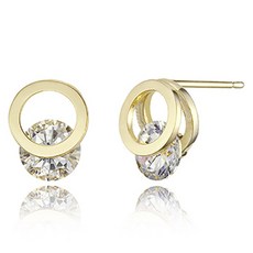 HAESOOL 海秀兒 女款 92.5 純銀耳環 JE805 + 購物袋