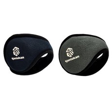 Kantukan 防寒耳罩2件組, 1套, 海軍藍 + 灰色