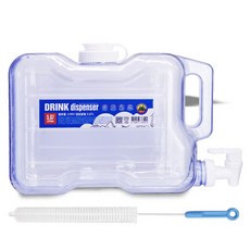 mir Hello Paul 天空露營水壺 5.67L + 長柄瓶刷 46cm, 1套, 混合色