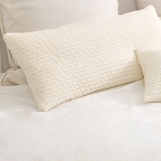 미소네이처 아동용 순면 인견 양면 잠솔솔 와이드 베개, 화이트, 1개