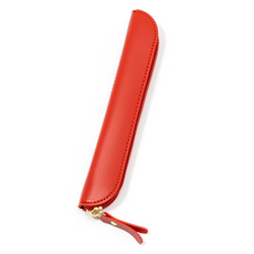 特別商店 皮革筆袋 鉛筆袋, 紅色, 1個