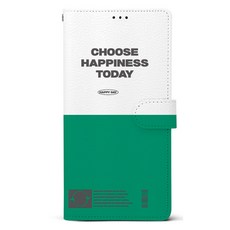 케이스퍼시픽 투톤컬러 가죽 다이어리 휴대폰 케이스