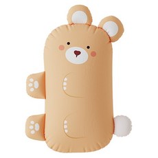 밀로앤개비 아동용 동물 미니베개 커버, 미니 허그 샌디 곰