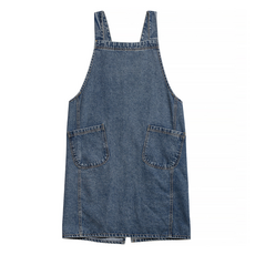 特別商店 牛仔藍多功能口袋圍裙, 藍色