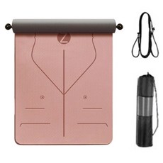 피어니스트 요가매트 스트랩 파우치 3종 세트, 핑크, 1개