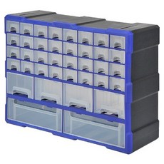 WORKPRO 零件收納盒 38格 WP283009, 1個