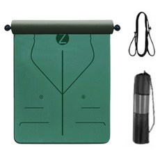 PEONIST 瑜珈墊 綁帶 收納袋 3件組, 1套, 深綠色