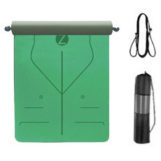 피어니스트 요가매트 스트랩 파우치 3종 세트, 그린, 1개