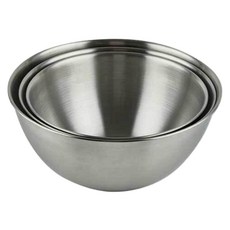 interCOOK 不鏽鋼攪拌盆3件組, 1套, 大 + 中 + 小