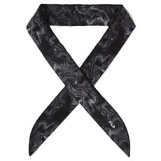 휠라 데일리 패션 스카프 FS3EQE5104X, 블랙(FS3EQE5104X_BLK), 1개