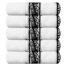 Songwol 松月 Snoopy Play Field 洗臉毛巾 150g 30支 精梳棉, 5個, 象牙白