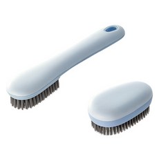 피어니스트 클린 신발 세탁 청소용 브러쉬 2종 세트, 블루, 1세트