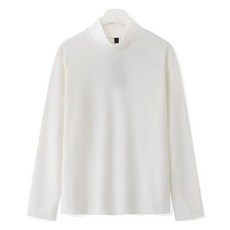 男款發熱刷毛半高領保暖T恤 MDIT146PH