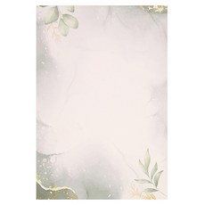 Laventia復古花卉設計書法紙, 類型2, 20個