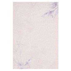 Laventia復古花卉設計書法紙, 類型3, 20個