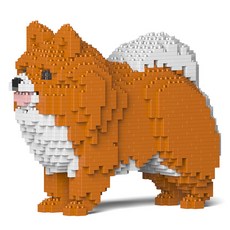 JEKCA 博美犬積木 M 大型, 1個, 棕色