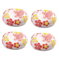 花紋櫻花陶瓷筷架, 類型2, 4個