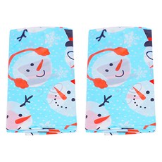 STUPID 聖誕塑膠桌布, 藍色雪人, 2個