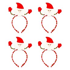 聖誕節星星造型抖抖髮箍, 4個, 時尚聖誕老人