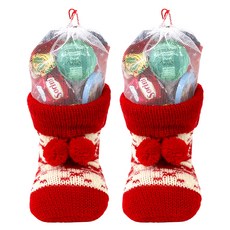 Weeny Beeny 紅色針織聖誕襪綜合糖果, 2個, 99g