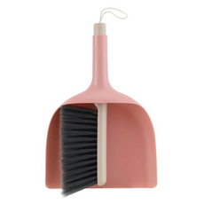 데이유즈 프리미엄 빗자루 쓰레받기 세트, 핑크, 1세트