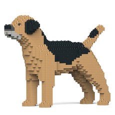 JEKCA 邊境㹴犬積木 S, 1個, 黑色