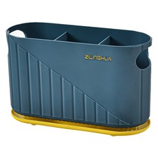 젓가락 수납 정리함, 네이비블루, 1개