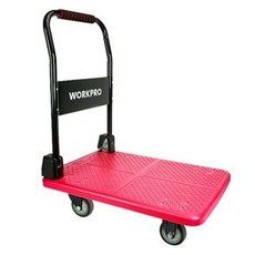 워크프로 무소음 경량대차 데크 접이식 WP285023, 1개