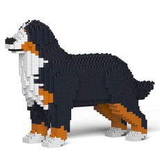 JEKCA 伯恩山犬狗狗積木 S, 1個, 混合顏色