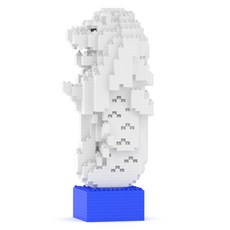 JEKCA 魚尾獅建築積木, 1個, 混合色